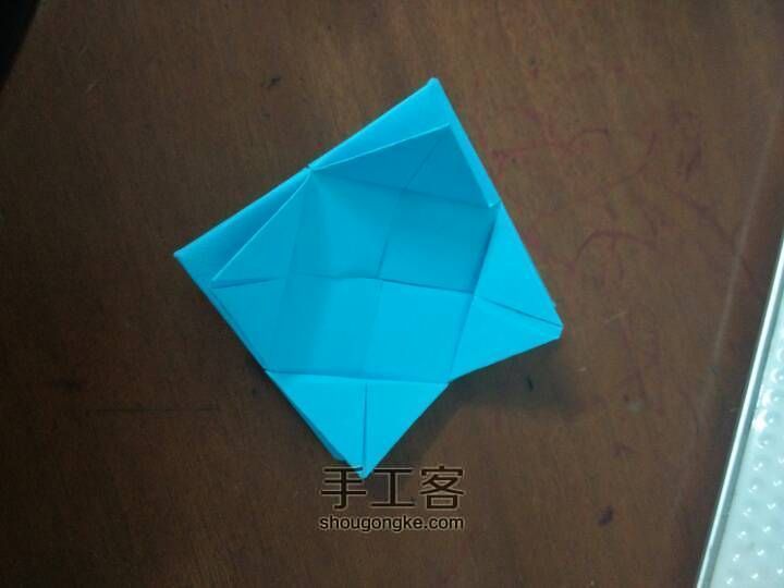 （亲子手工）折纸玩具 旋转陀螺 教程 第36步
