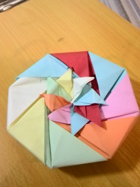 花样盒子  折纸教程 第14步