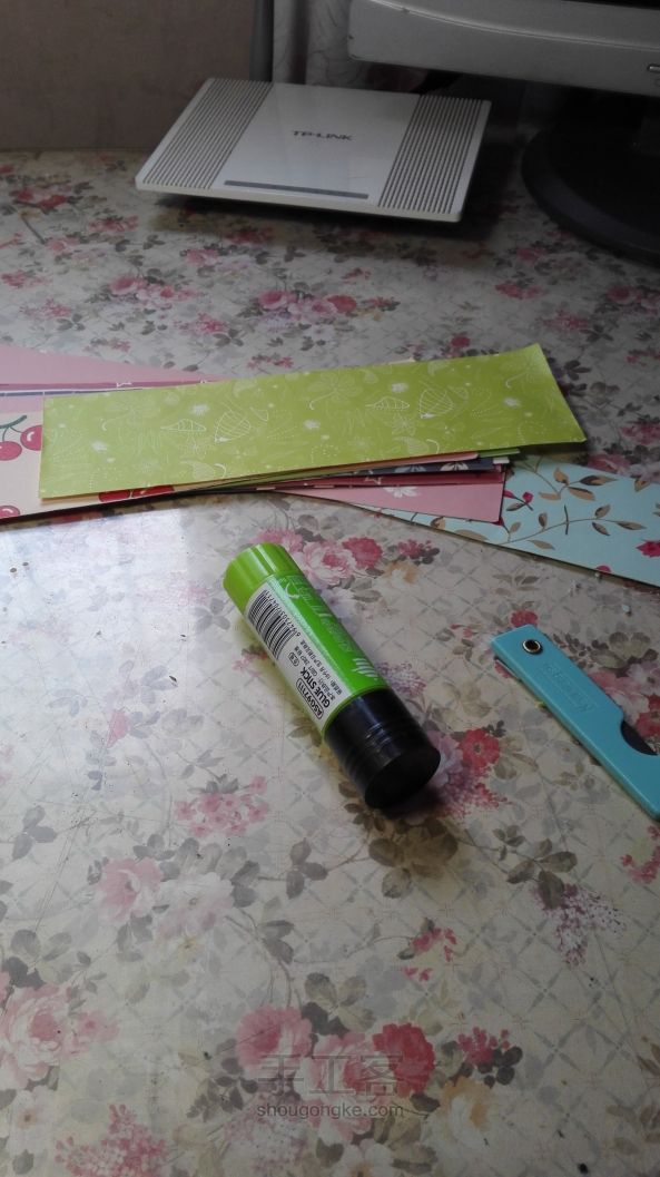 纸制包装花——莫莫原创教程 第1步