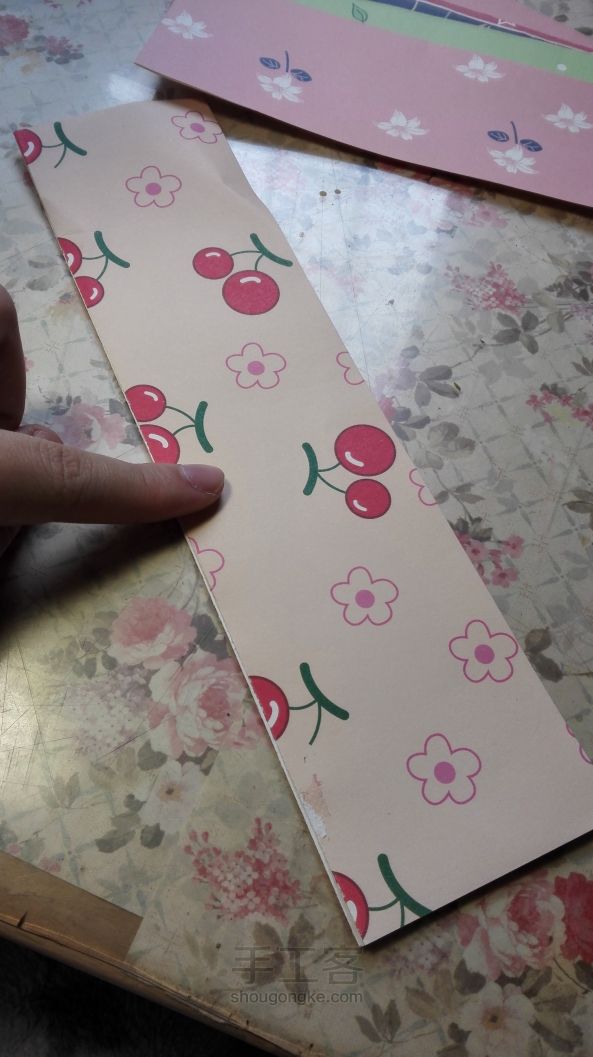 纸制包装花——莫莫原创教程 第2步