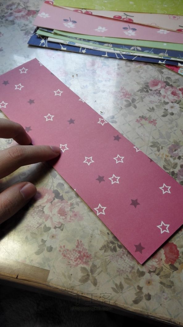 纸制包装花——莫莫原创教程 第3步