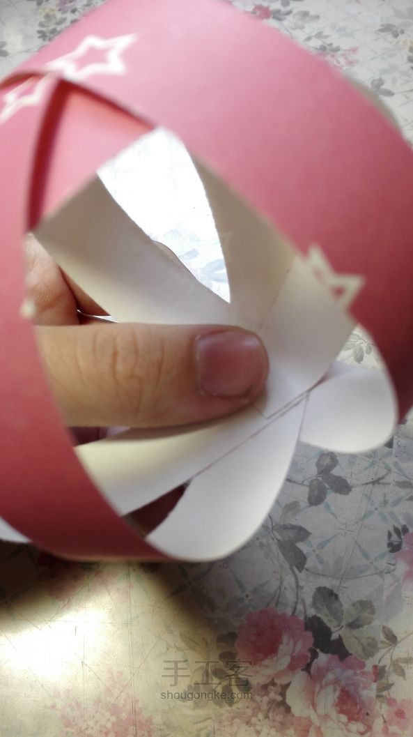 纸制包装花——莫莫原创教程 第9步