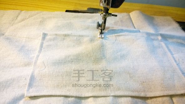 文艺范的帆布包制作教程 第3步
