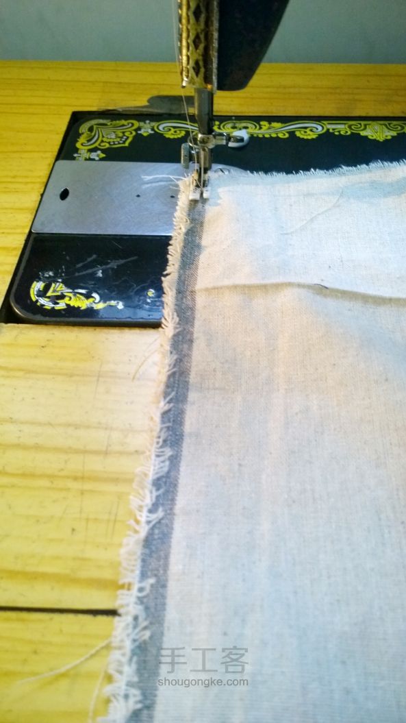 文艺范的帆布包制作教程 第4步