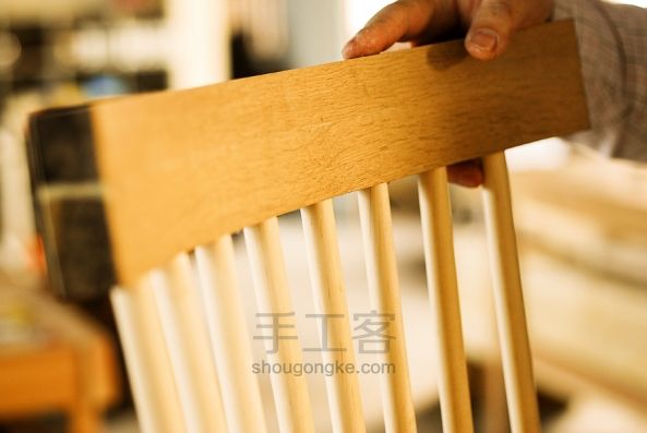 易乐木艺 一把有温度的木工椅 第7步
