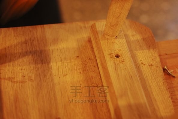 易乐木艺 一把有温度的木工椅 第25步