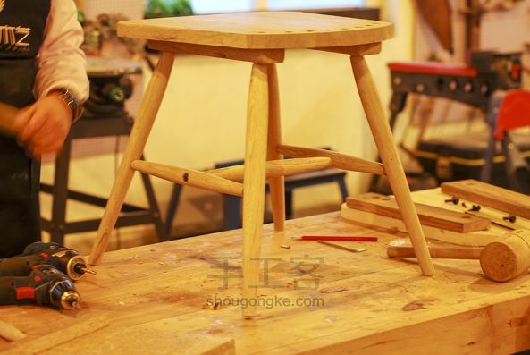 易乐木艺 一把有温度的木工椅 第29步