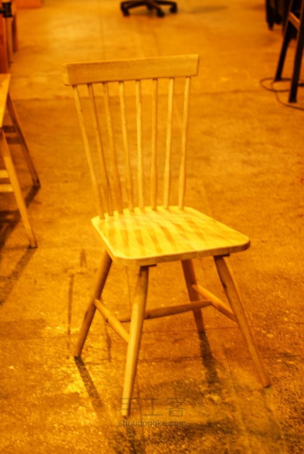易乐木艺 一把有温度的木工椅 第33步