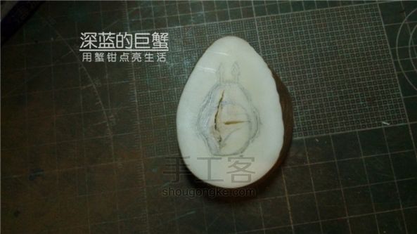 【非凡工作室】我是龙猫暖暖的象牙果挂坠 第1步