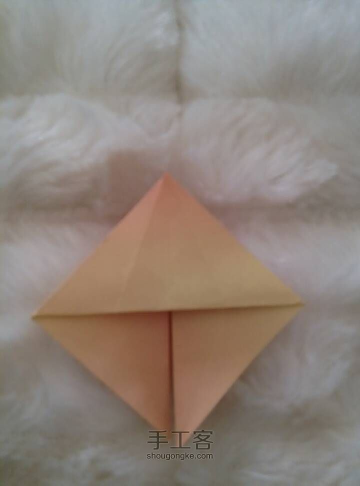 简单的百合花 折纸教程 第7步