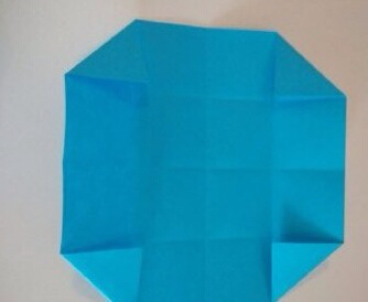 三角折纸笔筒教程折法 第3步