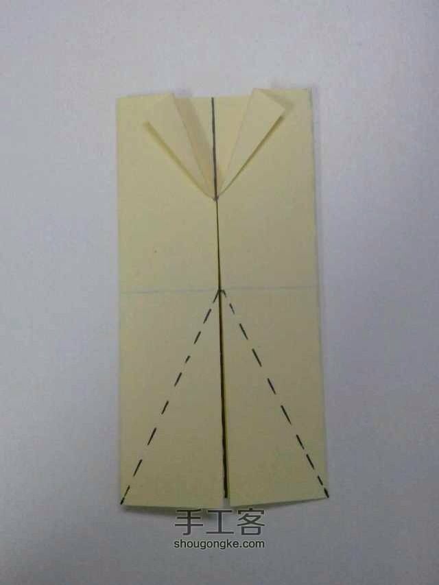 简单纸折衣的教程 第7步