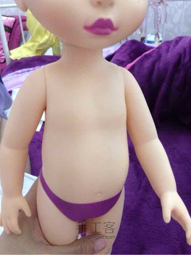 沙龙娃娃婚纱制作 第2步