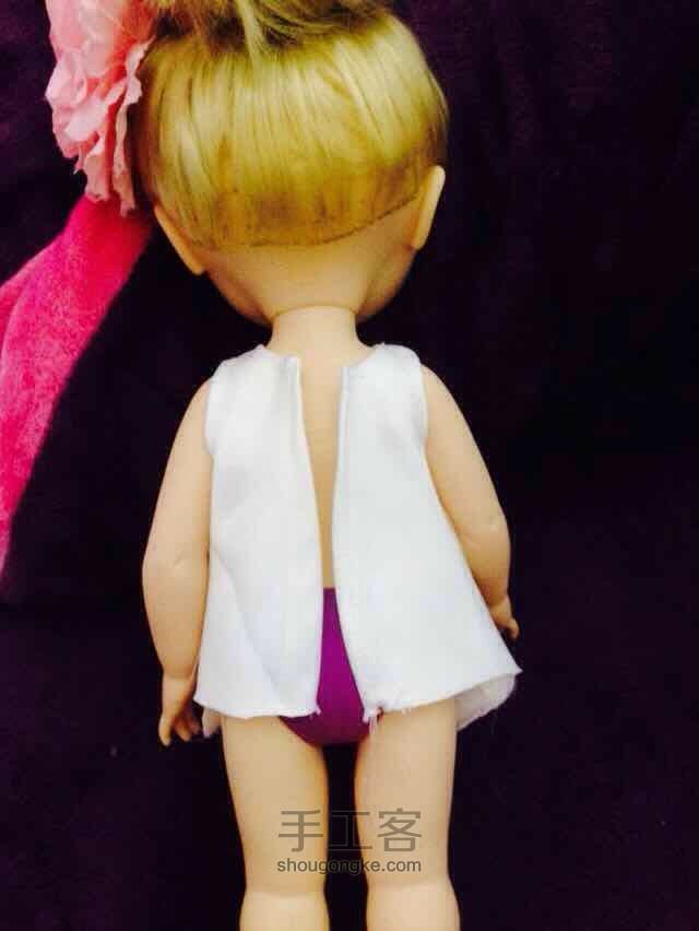 沙龙娃娃婚纱制作 第6步