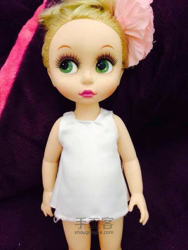 沙龙娃娃婚纱制作 第5步