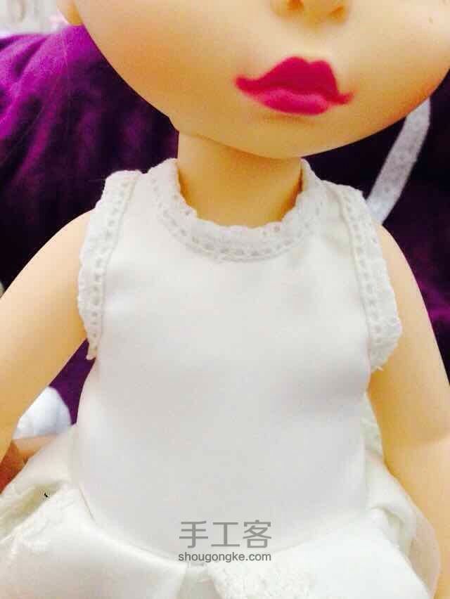 沙龙娃娃婚纱制作 第13步