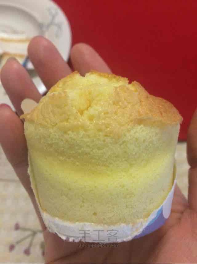 不塌陷的cup cake制作教程 第12步