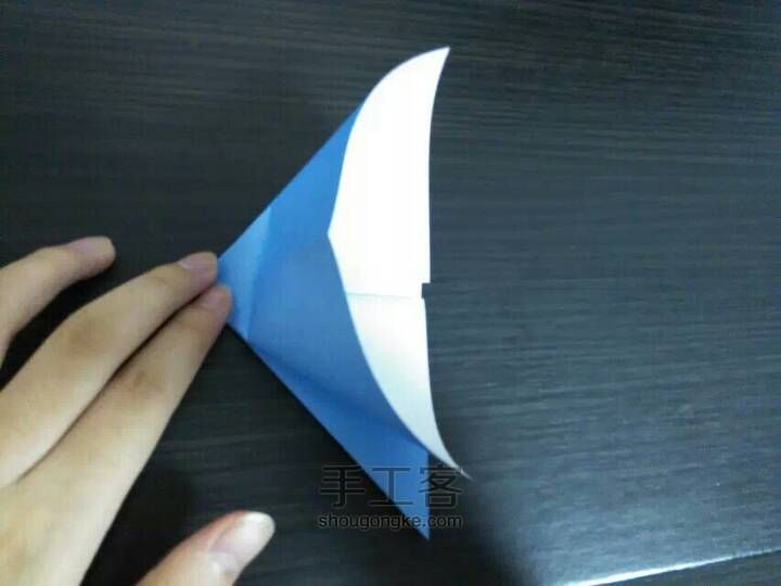 郁金香折法 第5步