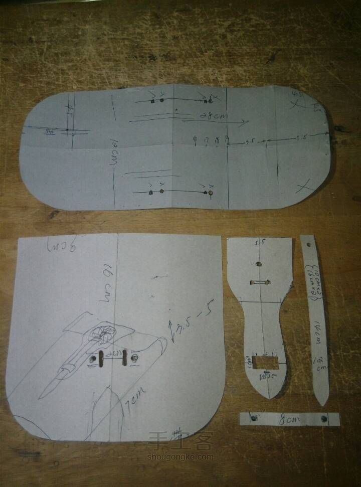 本色植鞣小腰包制作教程 第3步