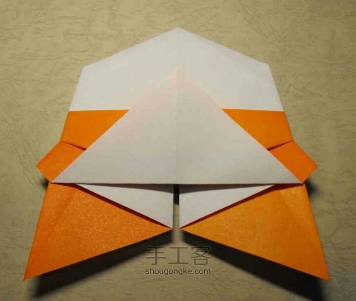 福娃折纸教程—迎迎 第2步
