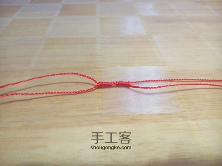 吉祥玛瑙红绳制作教程 第1步