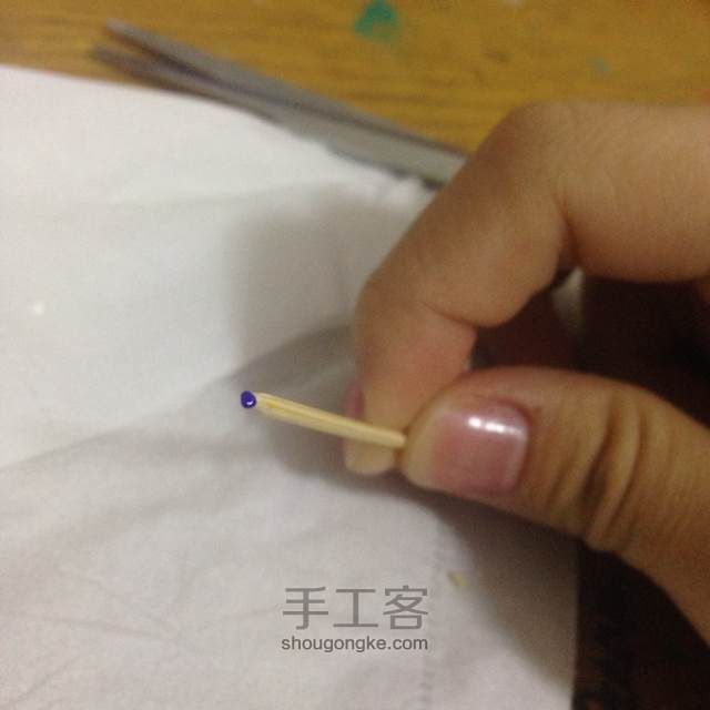 DIY 小花指甲圖 第6步