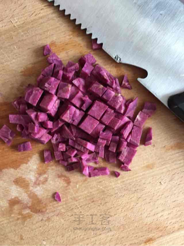 惬意的早餐-紫薯豆浆 第3步