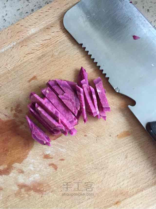 惬意的早餐-紫薯豆浆 第2步