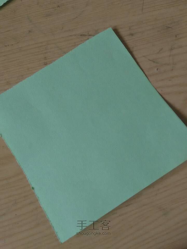 纸盒子 折纸教程 第1步