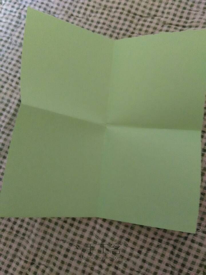 纸盒子 折纸教程 第2步