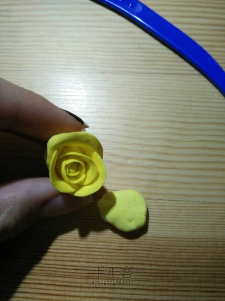 渐变色玫瑰花 制作教程 第5步