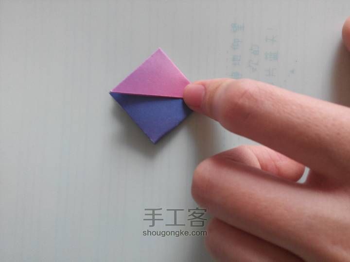 简单钻石 【折纸教程 】 第3步