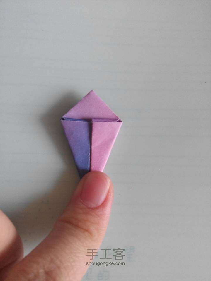简单钻石 【折纸教程 】 第6步