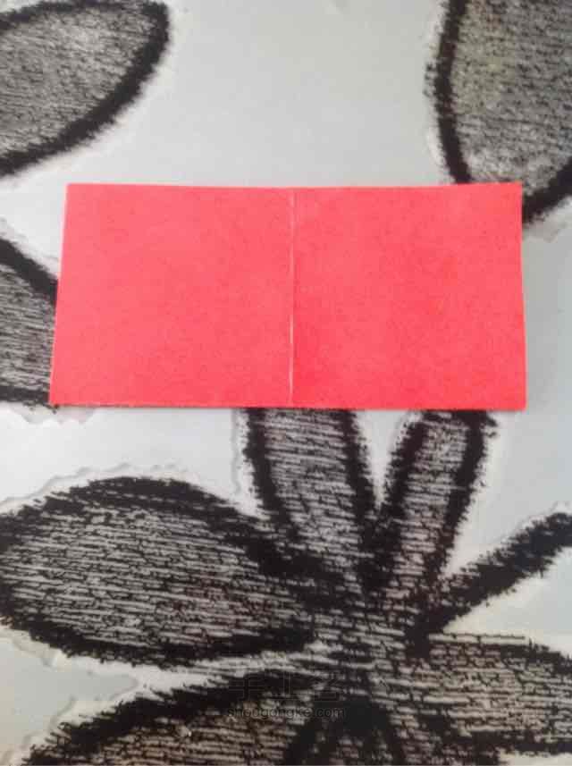 纸爱心 折纸教程 第4步