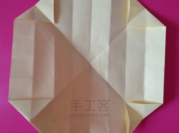川崎玫瑰🌹折纸教程 第2步