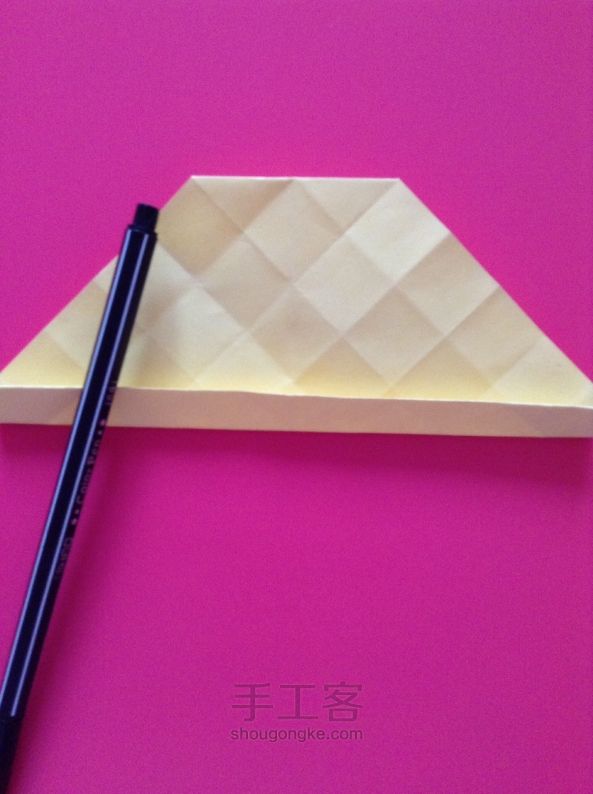 川崎玫瑰🌹折纸教程 第7步