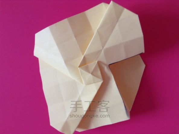 川崎玫瑰🌹折纸教程 第14步