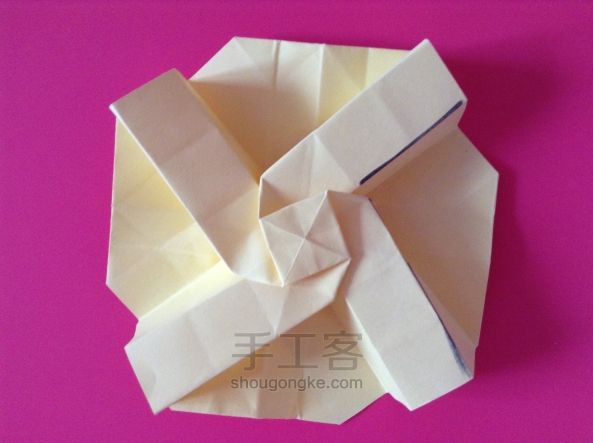 川崎玫瑰🌹折纸教程 第15步