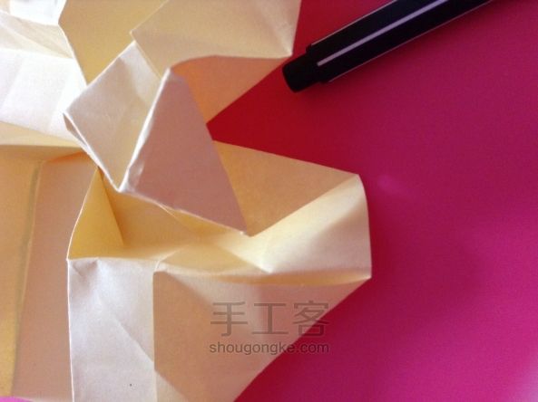 川崎玫瑰🌹折纸教程 第18步