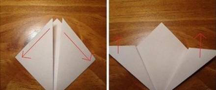 教你用纸折出独特的花朵 第2步