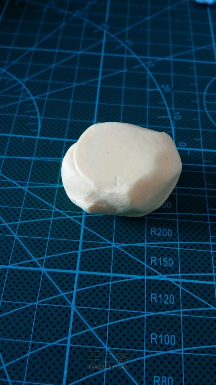 巧克力甜甜圈 轻粘土教程 第1步