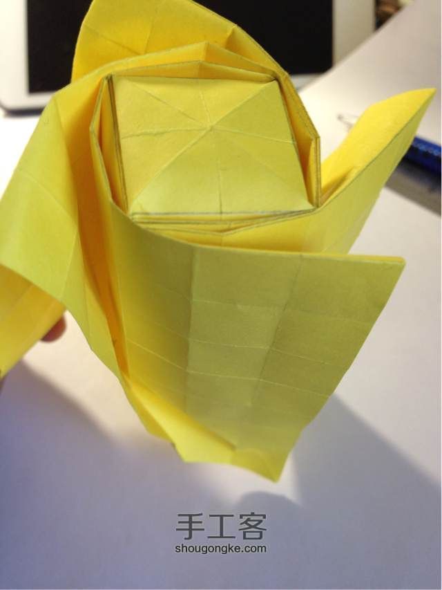 折纸贝利尔玫瑰🌹so easy！ 第4步