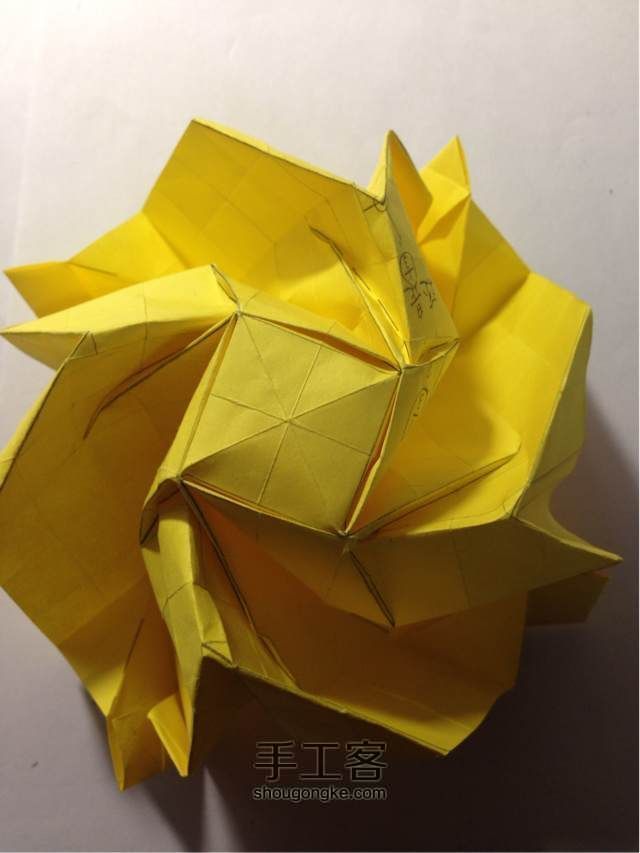 折纸贝利尔玫瑰🌹so easy！ 第16步