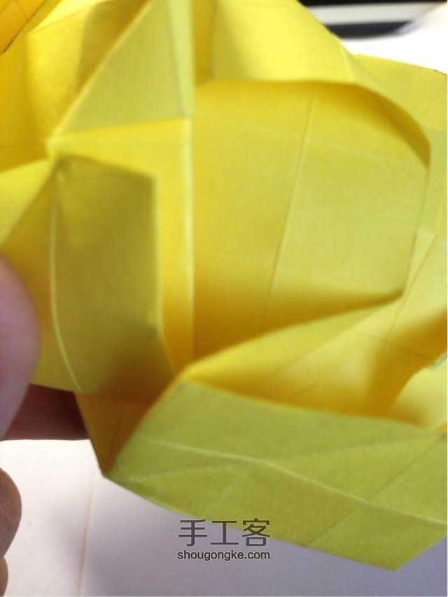折纸贝利尔玫瑰🌹so easy！ 第17步