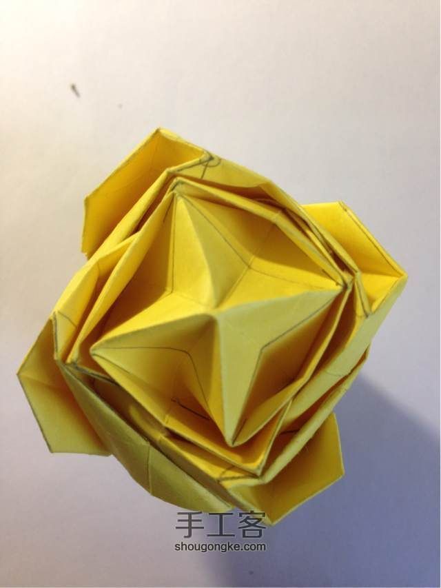 折纸贝利尔玫瑰🌹so easy！ 第20步