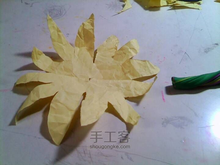 折纸big花~ 第4步
