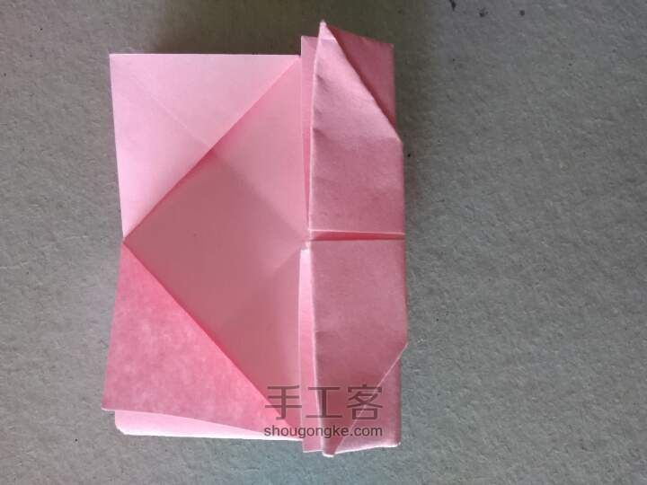 折纸 瓜子盒 第4步