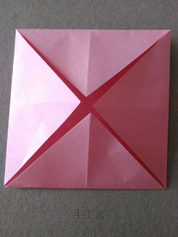 折纸 瓜子盒 第1步