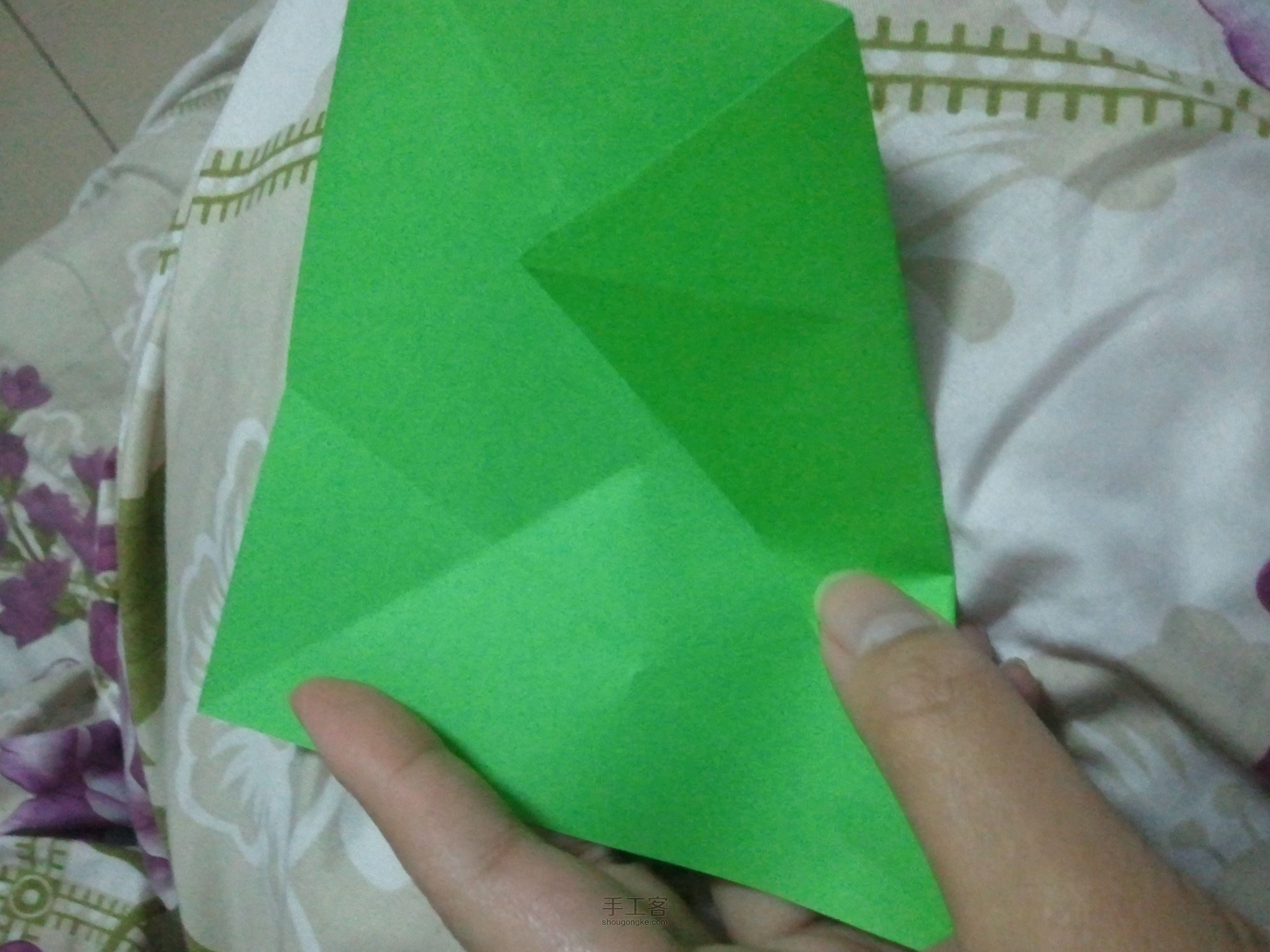 萌萌之折纸八角瓶教程 第4步