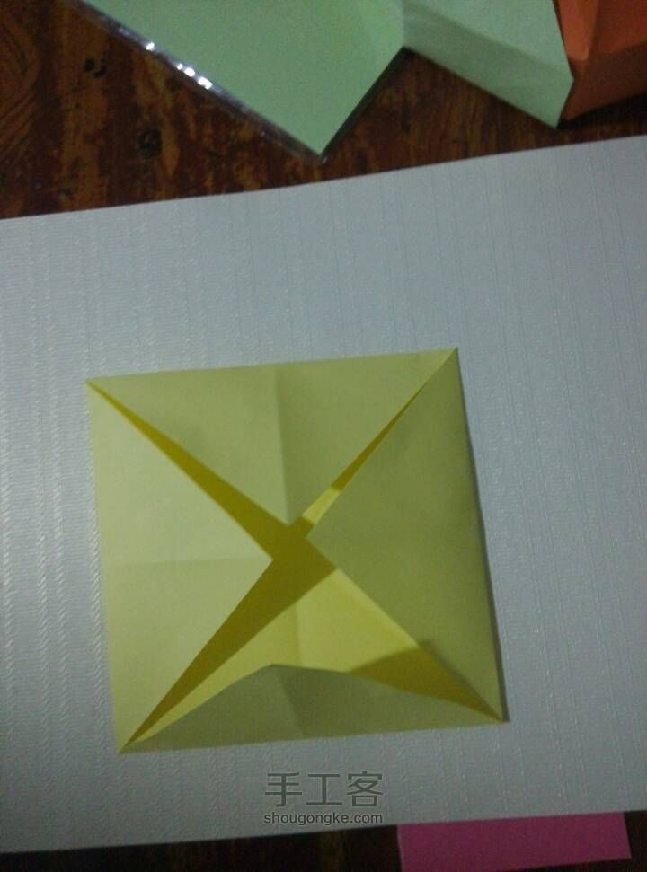礼物盒 折纸教程 第8步